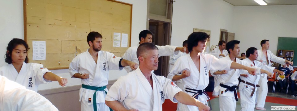 San Francisco dojo belt test